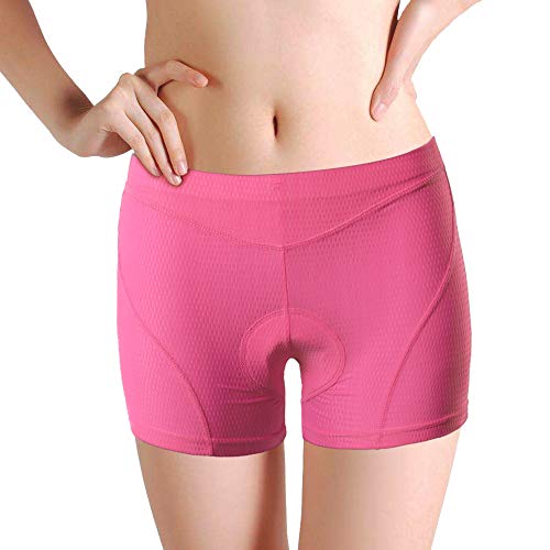 Shorts de ciclismo, Romacci Roupa íntima feminina de bicicleta 3D acolchoada MTB bicicleta ciclismo