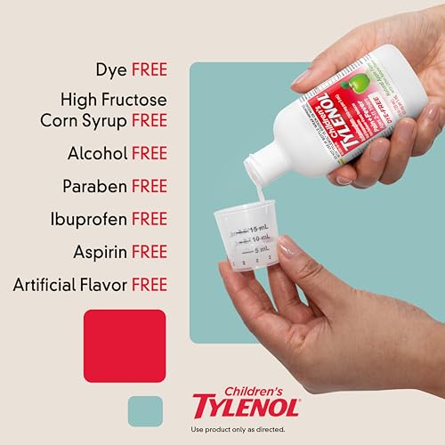 Children's Tylenol Acetaminophen Oral Suspension, Natural Apple, 4 fl. oz - image 4