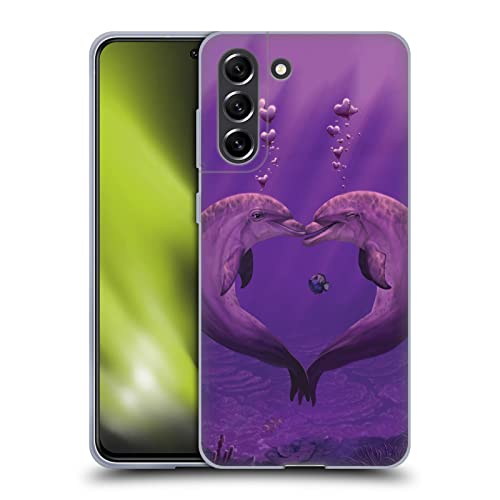 Funda gel flexible Samsung S21 FE 5G diseño Mar De Corazones