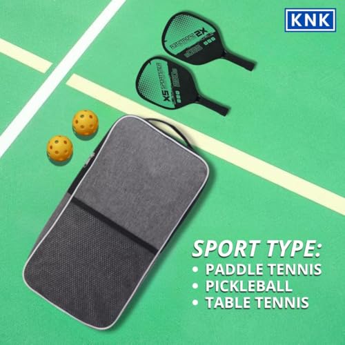 KNK Pickleball Sling Bag for Men & Women | Holds 2 Paddles & 4 Balls | Lightweight Adjustable Shoulder Bag