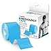 AZSPORT Kinesiology Tape, For Sport and Therapy, Uncut 2 Inch x 16 Foot Roll, Blue