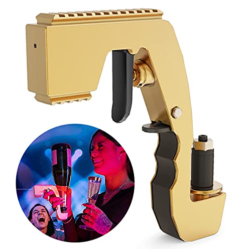 Distributeur de vin et Champagne -simyron Pistolet À Champagne Spray Gun éjecteur de Bouteille de Champagne pour Cérémonies De Mariage Yachts Et Fêtes De Piscine Festivals De Bar Salon