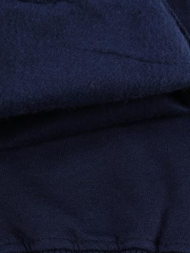 Image of KiddoPanti Boys Solid Fleece Track Pants | Cotton Poly Fleece Fabric | Ankle Length Bottom Rib | 2 Front Patch Pocket | Elastic Waist & Drawcord | Jogger Track Pants for Boys