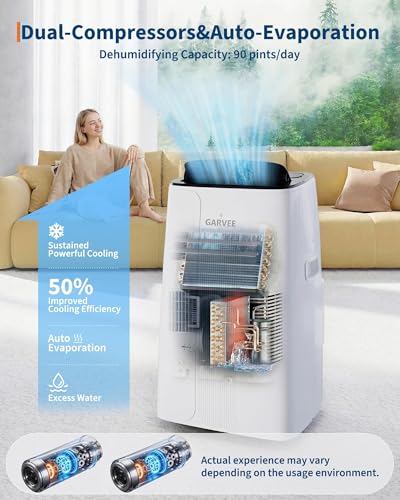 Image of Garvee Portable Air Conditioner, Powerful 14000 BTU AC unit for Large Rooms