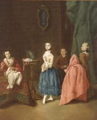 Impression prints toile peinture murale Pietro Longhi œuvre d'art 60x90 cm