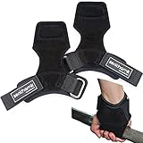Wrist Wraps for Weightlifting Men Leather Gym Straps for Men Non-Slip Lifting Grips Straps for Deadl