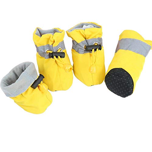 Hondenwinterlaarzen, 4 stuks, regen-sneeuw-pluche dier, boots
