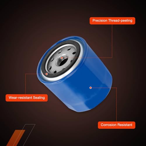 PF26 Oil Filter Compatible with 2020-2024 chevy Silverado/GMC Sierra 2500HD 3500 HD 6.6L Duramax Diesel Engine（6 Pack）