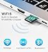 USB WiFi 6 Adapter for PC Desktop & Laptop, 900Mbps Dual Band 2.4/5GHz with Bluetooth 5.3, Nano Size Plug & Play, Windows 11/10 Driver-Free, Reconnect 7 Devices Simultaneously