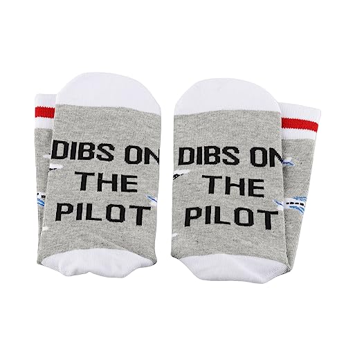 TSOTMO Pilot Gift Socks Aviation Theme Gift Aircraft Plane Gift Captain Socks Airplane RC Flying Gift Airman Socks Gift3