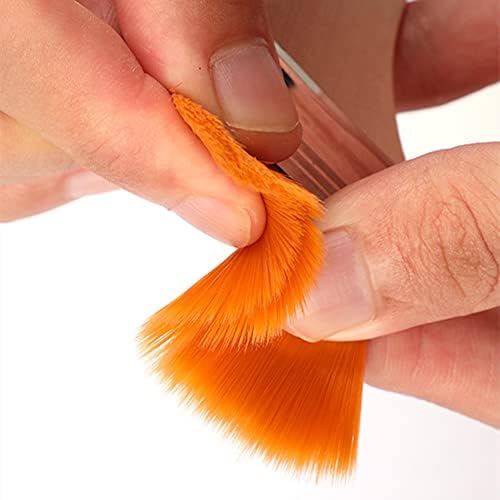 20 Pieces Paint Brushs Wooden Handle Paint Brushs Nylon Paint Brushs Dust Yellow Brush Gloss Paint Brush Used for Art Painting Drawing Cleaning Dust Brushing Glue(11mm)