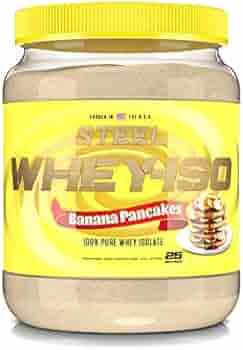 Steel Supplements Whey-Iso | Whey Isolate Protein Powder | Fast Absorbing |  Lean Muscle Growth | Easy Digestion | Gluten Free | Low Carb | 25 Serving  ...