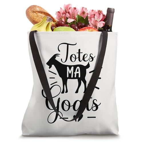 Bolso tote divertido con frase 'Totes Ma Goats' miniatura 4