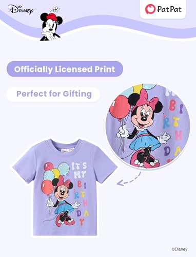 Image of Disney Kids Birthday Shirts 2-9Y, Cute Graphic Tees, Birthday Party Outfit | Disney Officially Licensed, Birthday Girl & Boy T-Shirts, Special Day Outfit, Favorite Character Gift, Soft & Comfortable