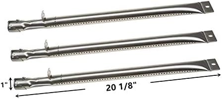 DcYourHome Replacement SS Burner SS Heat Plate Hanger Brackets for Chargriller 3001, 3008, 3030, 4000, 5050 Gas Grill