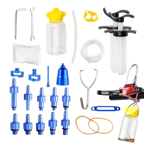 Kit de purge hydraulique anti fuite avec corps en aluminium pour vélo