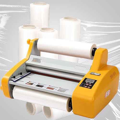 Laminadora De Rollo Caliente Y Frío De 600 W, Máquina Laminadora De Rollo Caliente A3 De Una O Dos Caras, Laminadora Térmica De Gran Formato De 13', Temperatura Máxima De 150 °C, para Menús