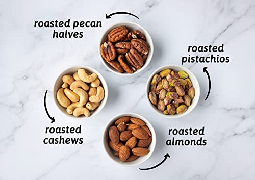 Food To Live Premium Four Nuts Mix, 8 Ounces – A Blend Of Dry Roasted Pistachios, Almonds, Pecans, Cashews, And Almonds With Himalayan Salt, Protein Rich Trail Mix, Healthy Vegan Snack thumb #7