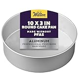 Wilton Aluminum Round Cake Pan, 10 x 3-Inch