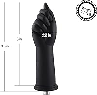 Vista 3 de Hismith Consolador de silicona con puño de 8.5 pulgadas para máquina sexual premium con sistema KlicLok, longitud insertable de 8 pulgadas, diámetro