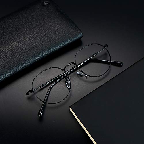 Image of VisionGlobal Blue Light Blocking Glasses for Women Men, Computer Reading, TV Glasses, Stylish Oval Frame