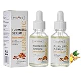 2Pcs New Turmeric Dark Spot Serum Oil, Turmeric Face Serum Oil, Bright Skin Dark Spot Corrector Face, Hydrate Dull & Dry Skin (60ml)