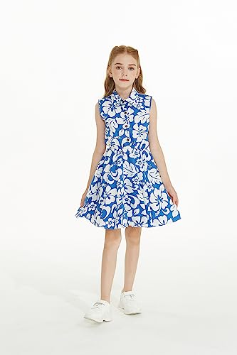 Image of Hawaii Hangover Family Matching Clothes, Classic Vintage Hibiscus Blue | Family matching Hawaiian outfits, Classic Vintage Hibiscus Blue, 100% cotton, machine washable, tropical floral print, luaus