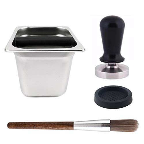 Ensemble de Contenants de Mouture Knock Box et Tamper 51MM