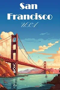 San Francisco - U.S.A Fridge Magnet 3.5 x 2.5 inc/Royal Heritage arts
