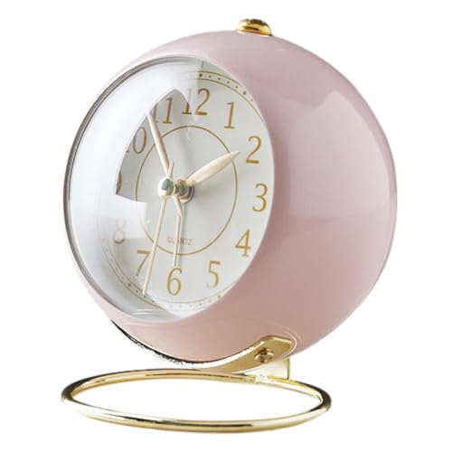 Réveil pour chambre vintage silencieux à pile pour table de chevet