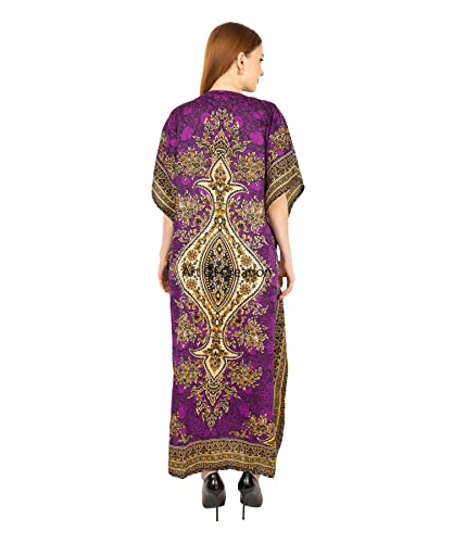 Image of Art Of Creation Women Kaftan Dress Tunic Long Maxi Plus Size