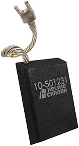 10-501231 Carbon Brush 0.5" x 1.25" x 2", 4 pack
