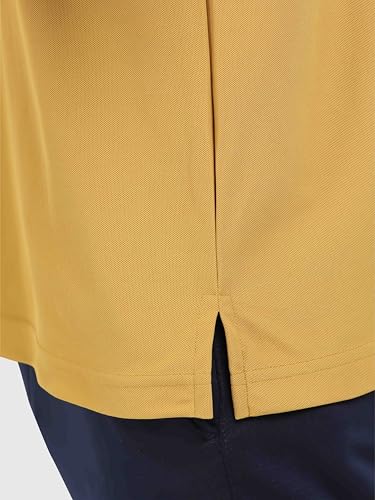 Image of STELLERS Men's Premium Polo T-Shirt Wrinkle Free Quick Dry Soft and Feather Touch Feel Regular Fit