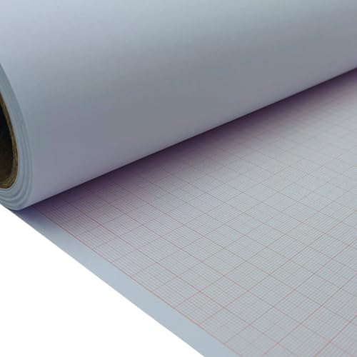 Papier graphique quadrillé rouleau 36" x 10m pour patrons et schémas 90gsm