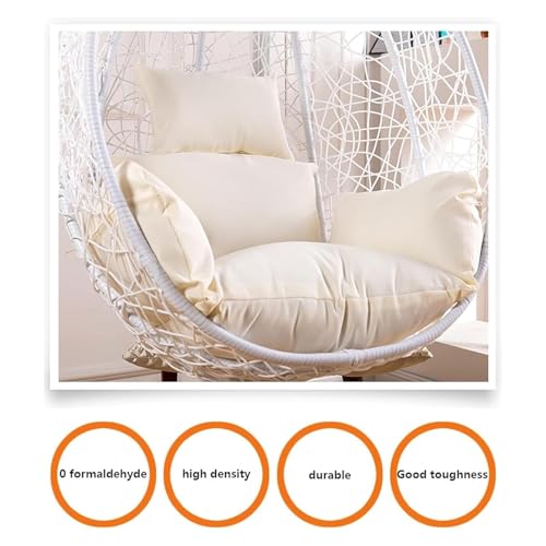 Housse de coussin pour balancelle suspendue extérieure imperméable avec zip - 5