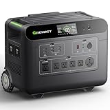 GROWATT Portable Power Station,HELIOS 3600W Electric Solar Generator,3686Wh LiFePO4 Battery,for Home Use,Emergency generator,Outdoor Camping,RVs, Power Outages(Solar Panel Optional)