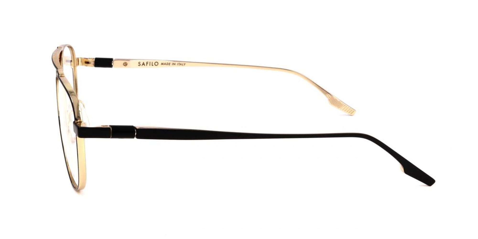 Safilo Lunettes de Vue REGISTRO 03 Black gold 53/19/145 Homme