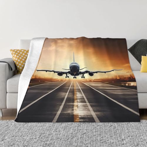 Couverture polaire contre le froid en avion et climatisation sofa