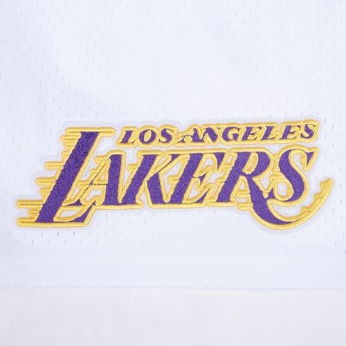 Pantalones Cortos Pro Standard NBA Souvenir M en Talla XL para Hombre de Malla en Blanco y Verde 5