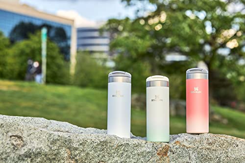 Image of Stanley AeroLight Transit Bottle 16 oz Locking Drink Through Lid Leak Resistant Water Bottle or Coffee Travel Mug Lightweight Insulated Stainless Steel BPA-Free Grapefruit