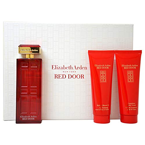Perfumes, Luxury Beauty Elizabeth Arden Red Door for Women 3 Pc Gift Set