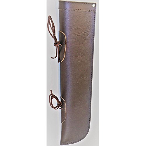 Leather Bass Bow Quiver Brown