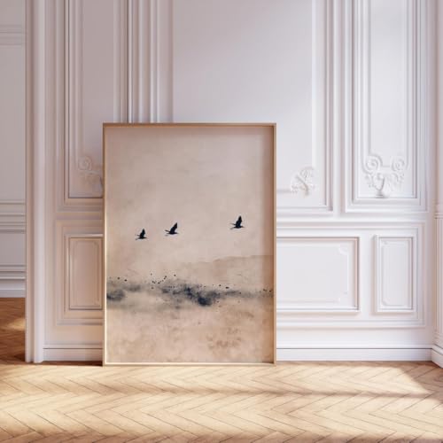 Cadre intérieur toile japonaise pour sublimer un mur blanc vide