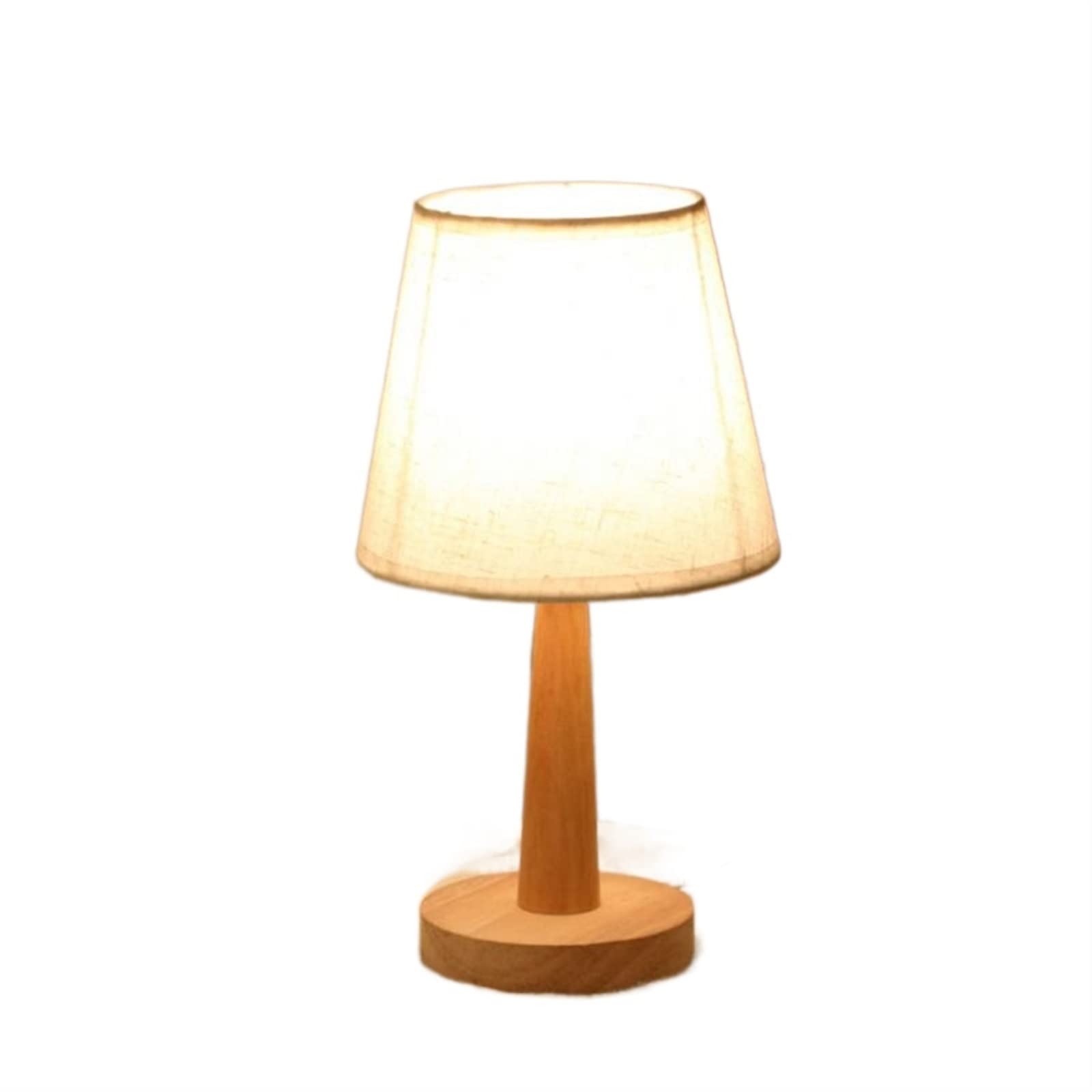 Lampe de chevet LED en bois dimmable avec télécommande USB