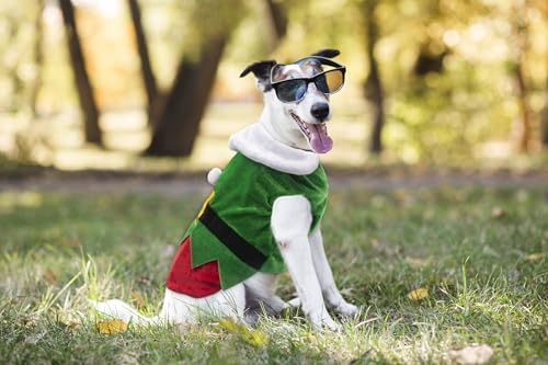 Disfraz de Elfo de Navidad para Perros Talla L miniatura 4