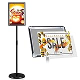 Mayyol Adjustable Sign Holder 8.5 x 11 Inch Stand - Poster Floor Heavy Duty Pedestal Display Holder,