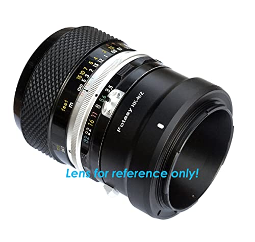 Fotasy Nikkor F Mount Lens To Z Mount Adapter, Ftz Mount Adapter, Nikkor F Z Adapter, F To Z Adapter, Compatible With Nikon Z Mount Mirrorless Camera Z 30 Z 50 Z 5 Z 6 Z 7 Z 6Ii Z 7Ii Z Fc Z 9 #TOP3