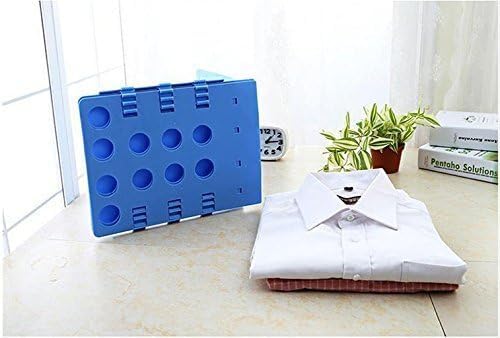 Gearmax Fold Faltbrett, Falthilfe, Einstellbar Wäsche Faltbrett Falthilfe Flip & Fold Kunststoff 57 x 66 cm (blau)