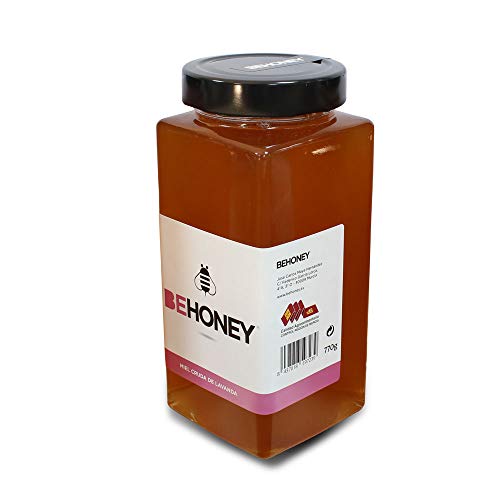 Miel BEHONEY 100% Cosecha propia apicultor Murcia España (Miel Cruda de Lavanda, 770 gr)