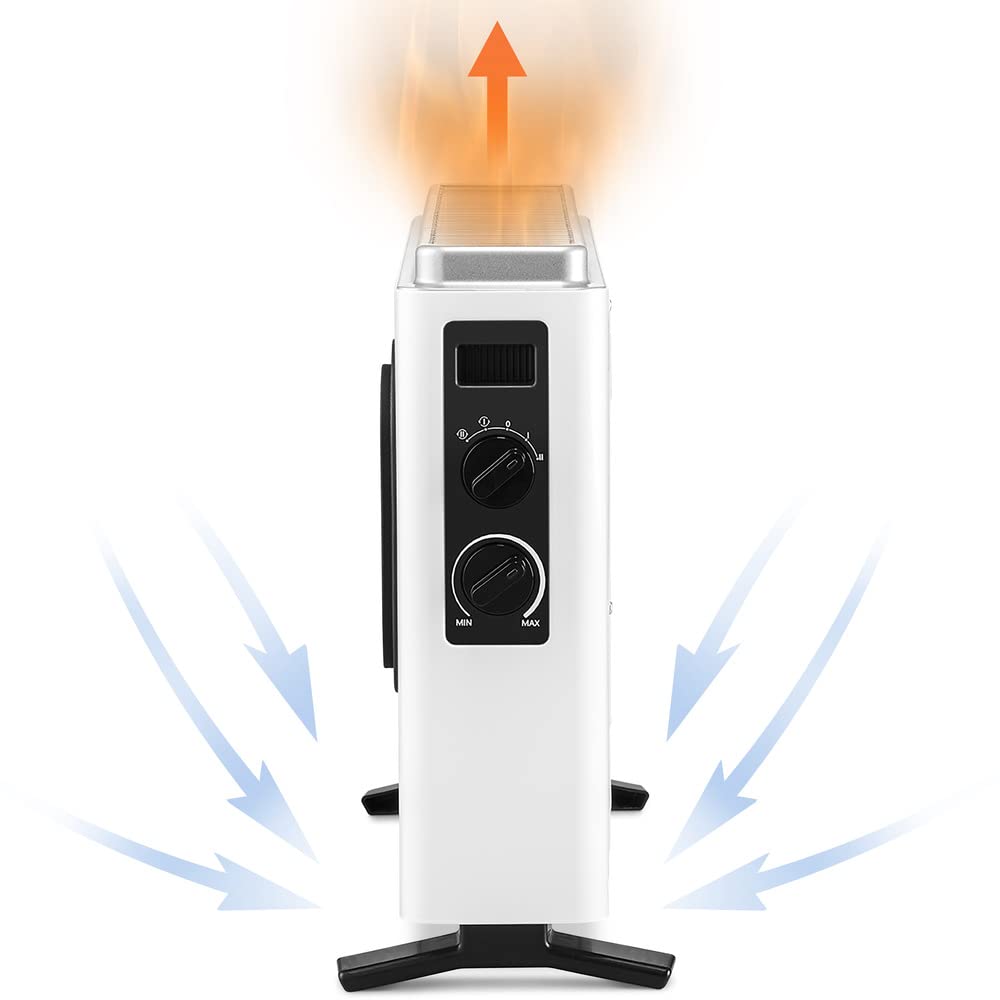 TROTEC TCH 23 E Konvektor | Heizleistung 1000 W/2000 W + Turbo – Elektroheizkörper